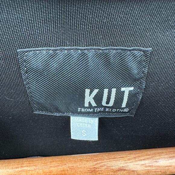 KUT FROM THE KLOTH Haddie Faux Suede Moto Jacket in Gray // S - Picture 8 of 15